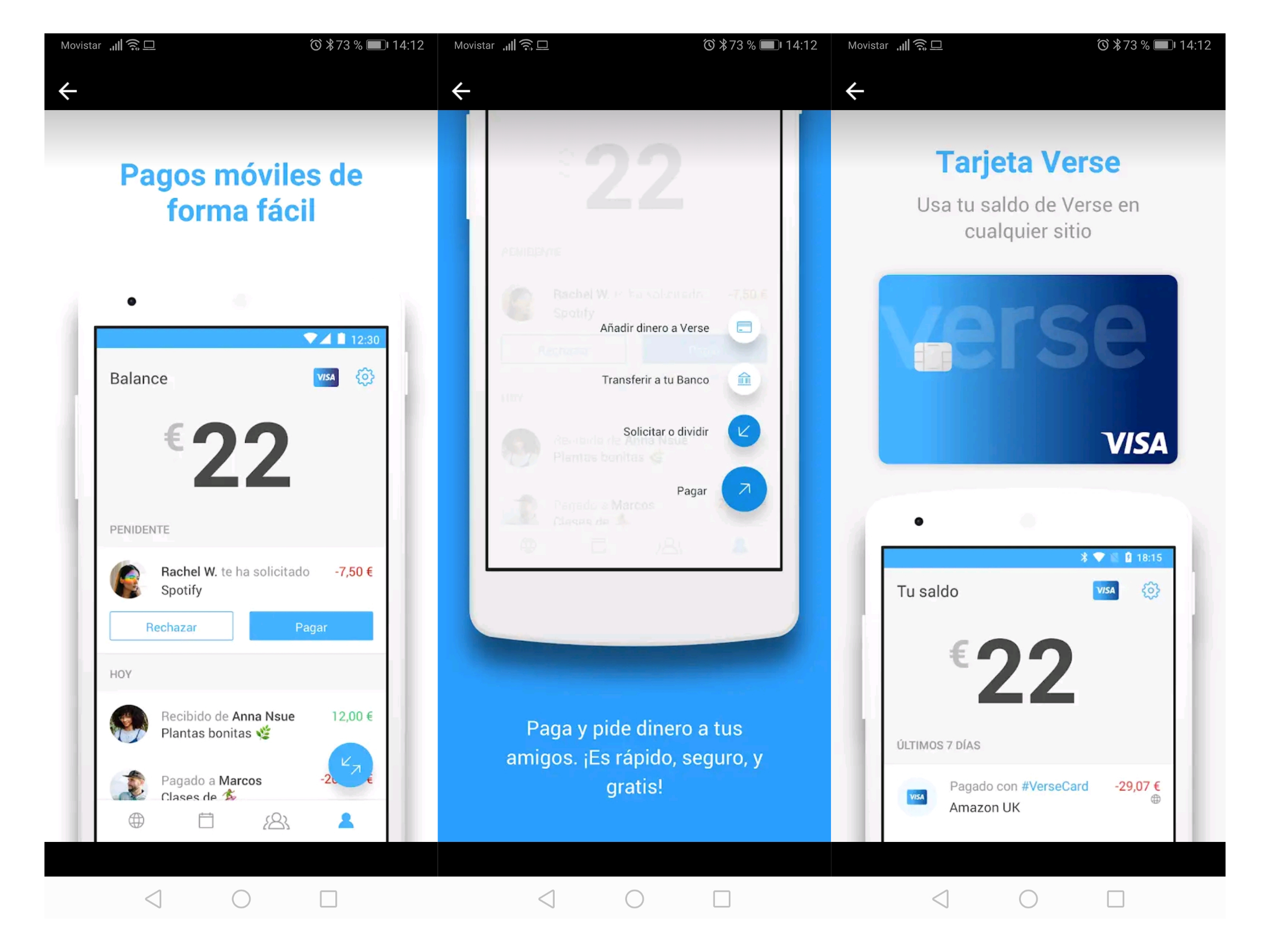 Pagar con VERSE … (una app)